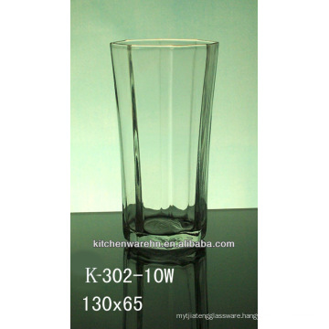 k-302-10w translucent drinking glass with square shape